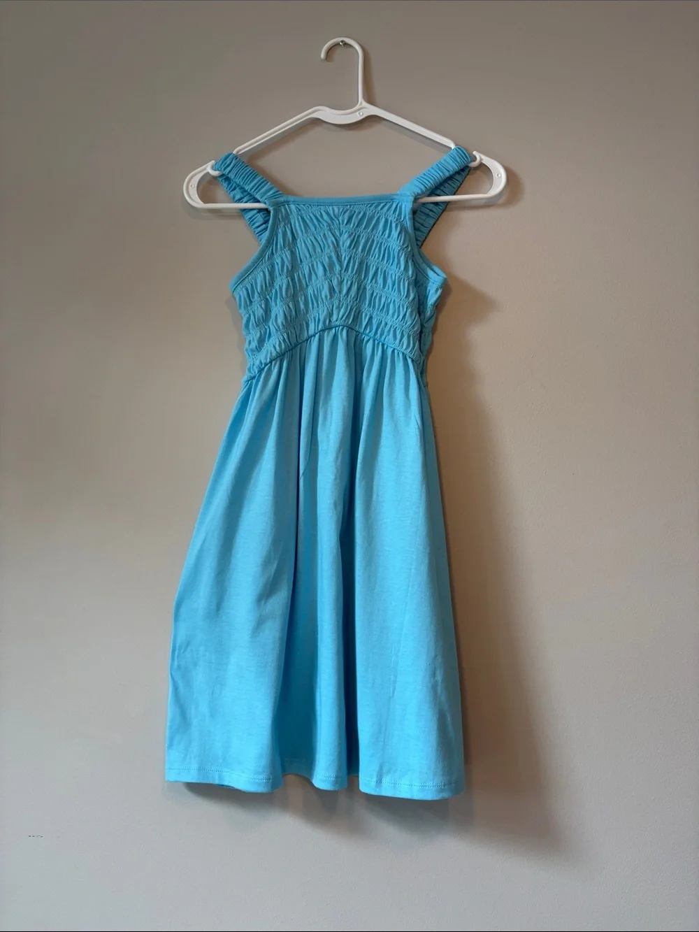 Old Navy Aqua Blue Smocked Sundress for Girls